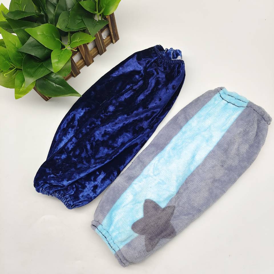 Plush fabric sleeves for adults, long sleeves, clean cuffs, cleaning, labor protection, household chores, stain-resistant and dirt-resistant fashion covers wholesale pic 20