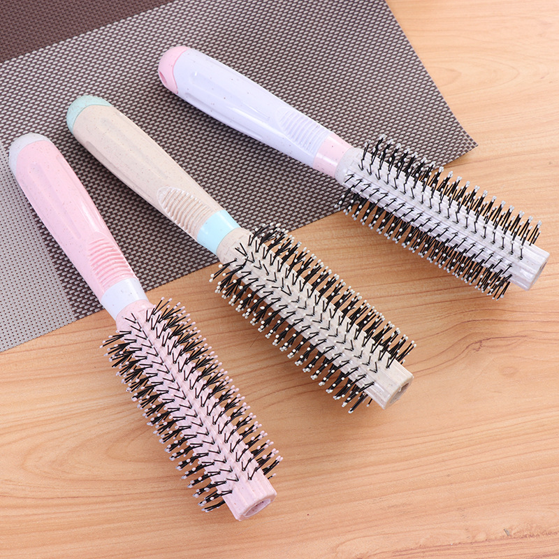Factory direct supply of new simple style curling combs with wheat straw and anti-tangling hairdressing combs wholesale pic 23
