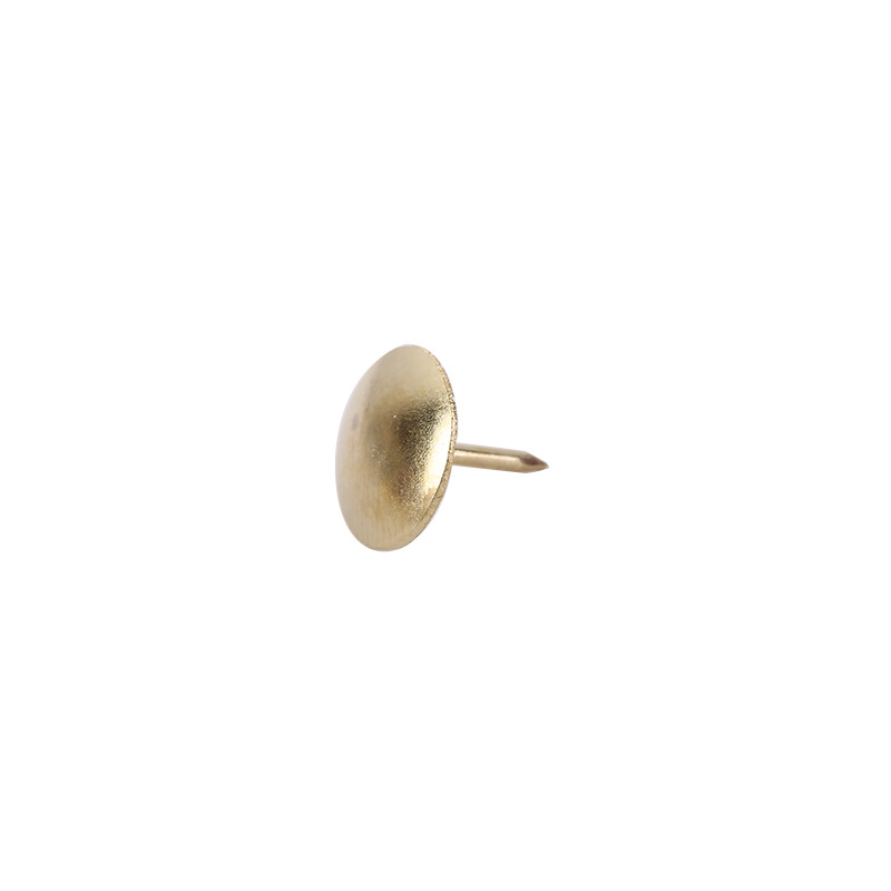 Factory direct sales of blister packaging 10mm*9mm metal thumbtacks in gold and silver, wholesale of two-yuan store supplies pic 3