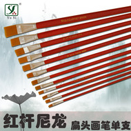 尼龙毛820油画笔 6支套装尼龙水粉笔套装丙烯画笔详情4