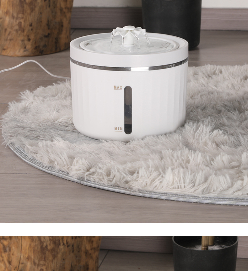 猫咪饮水机智能循环静音出水喝水插电大容量宠物饮水机狗饮水器详情26