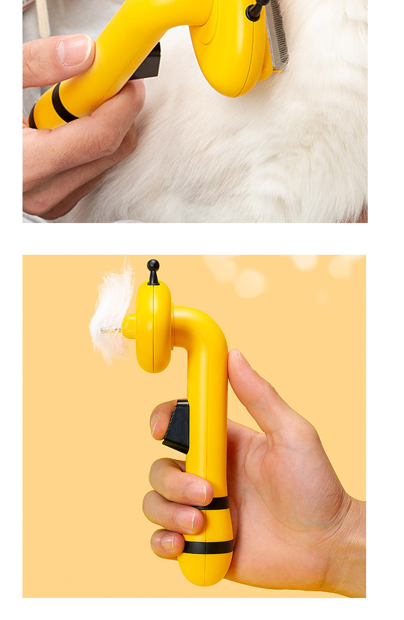 Pet cat hair removal, knot opening knife, dog hair brush, thin combing tool, pet-specific comb hair removal products pic 12