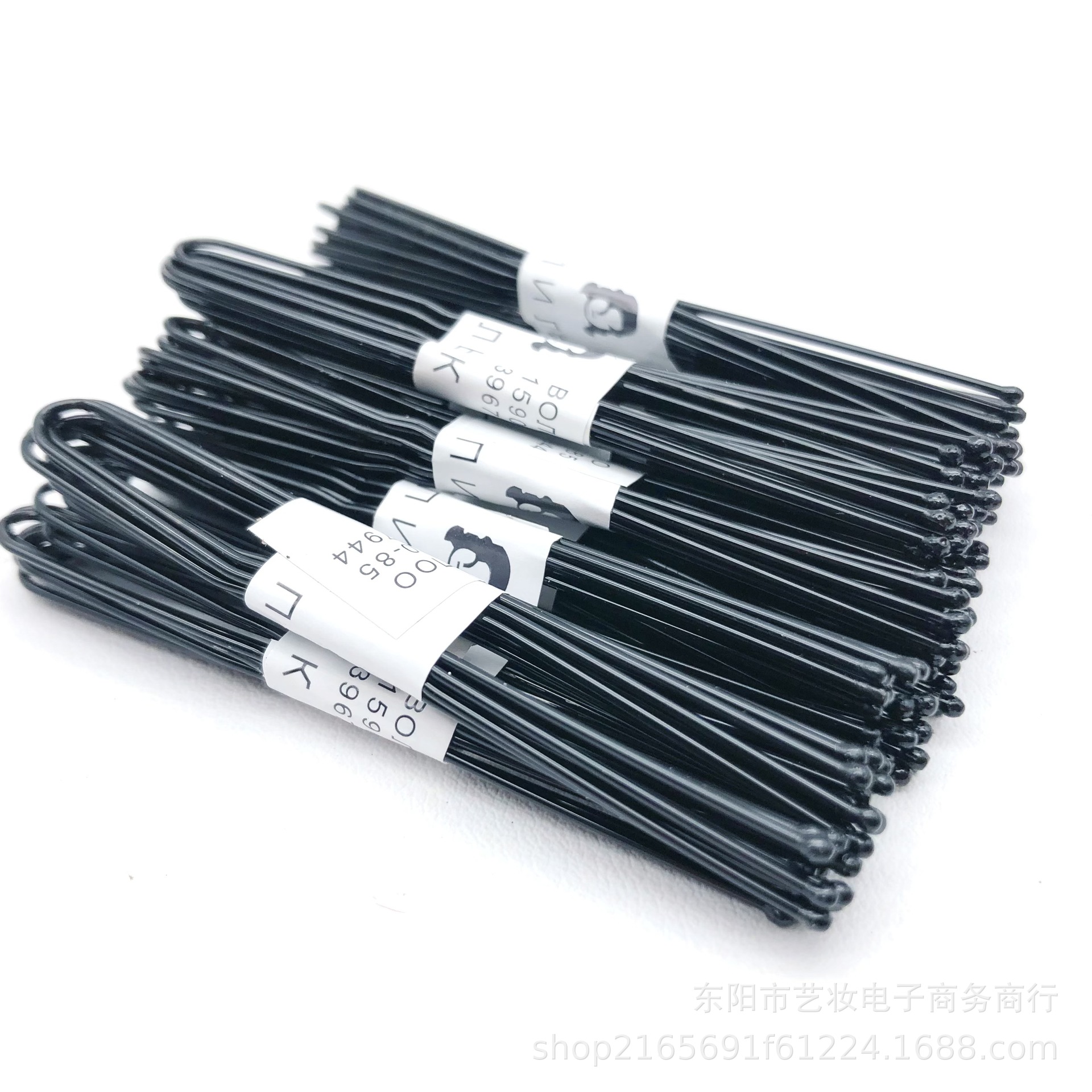500根装黑色U型夹影楼盘发不掉漆插针隐形夹固定工具发饰u形发卡详情5