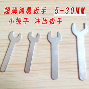 Factory wholesale open-end wrenches, thin and simple wrenches, sheet metal stamping single-head open-end wrenches, and hardware tools pic 3