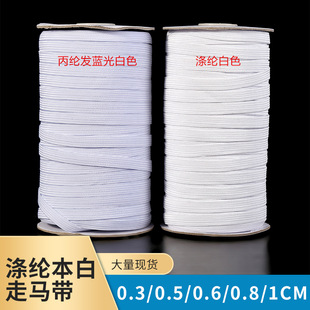 厂家批发黑色朱纹PP织带加密人字纹坑纹服装箱包背包带1cm编织带详情5