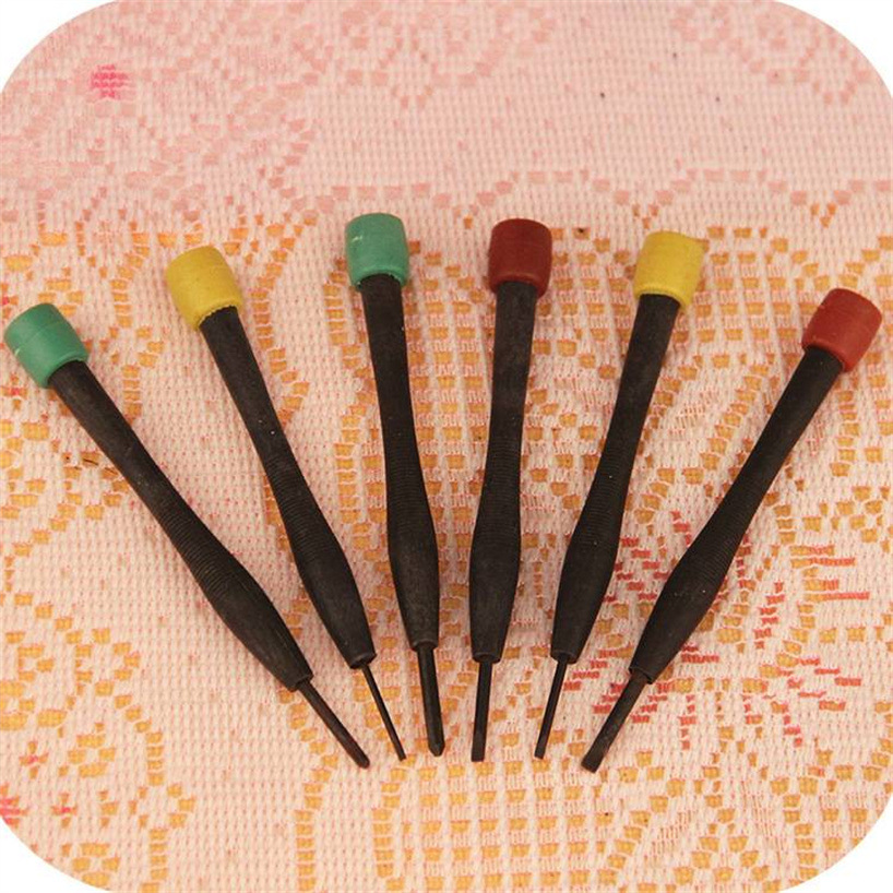 6PC card-mounted computer tools, watch repair screwdrivers, mobile phone repair screwdrivers, multi-purpose two-yuan hardware pic 3