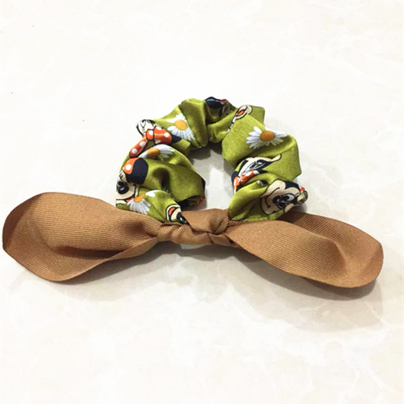 Korean-style headband, candy lace hair band, lace hair tie, colorful large intestine skin band hair accessory pic 3