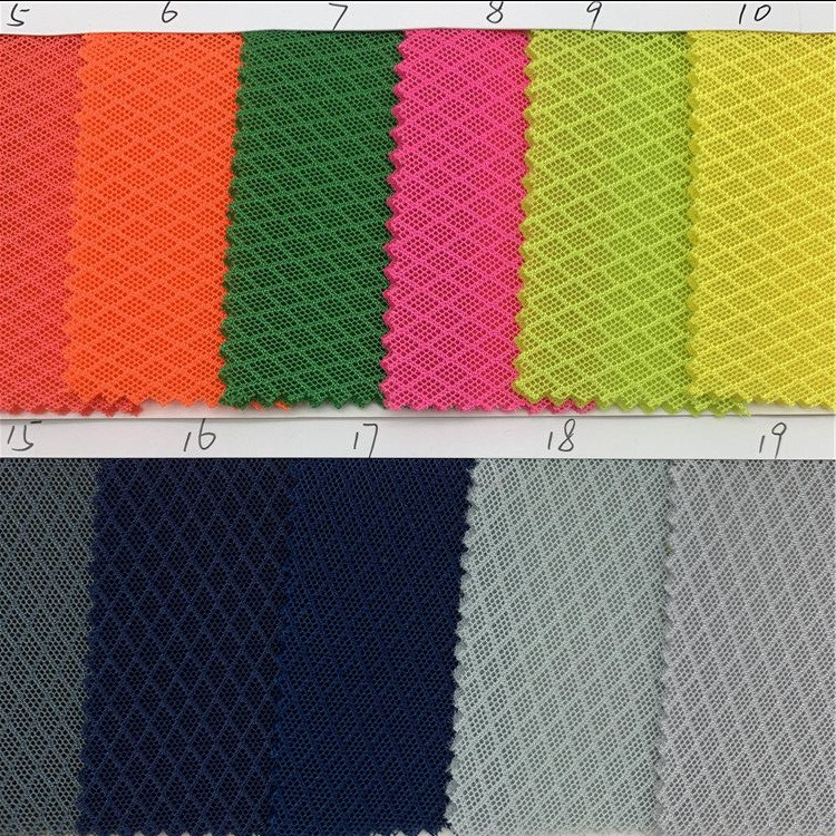 现货供应 特殊三明治网眼布 菱形透气夹层网眼布 箱包网 鞋材网布详情2