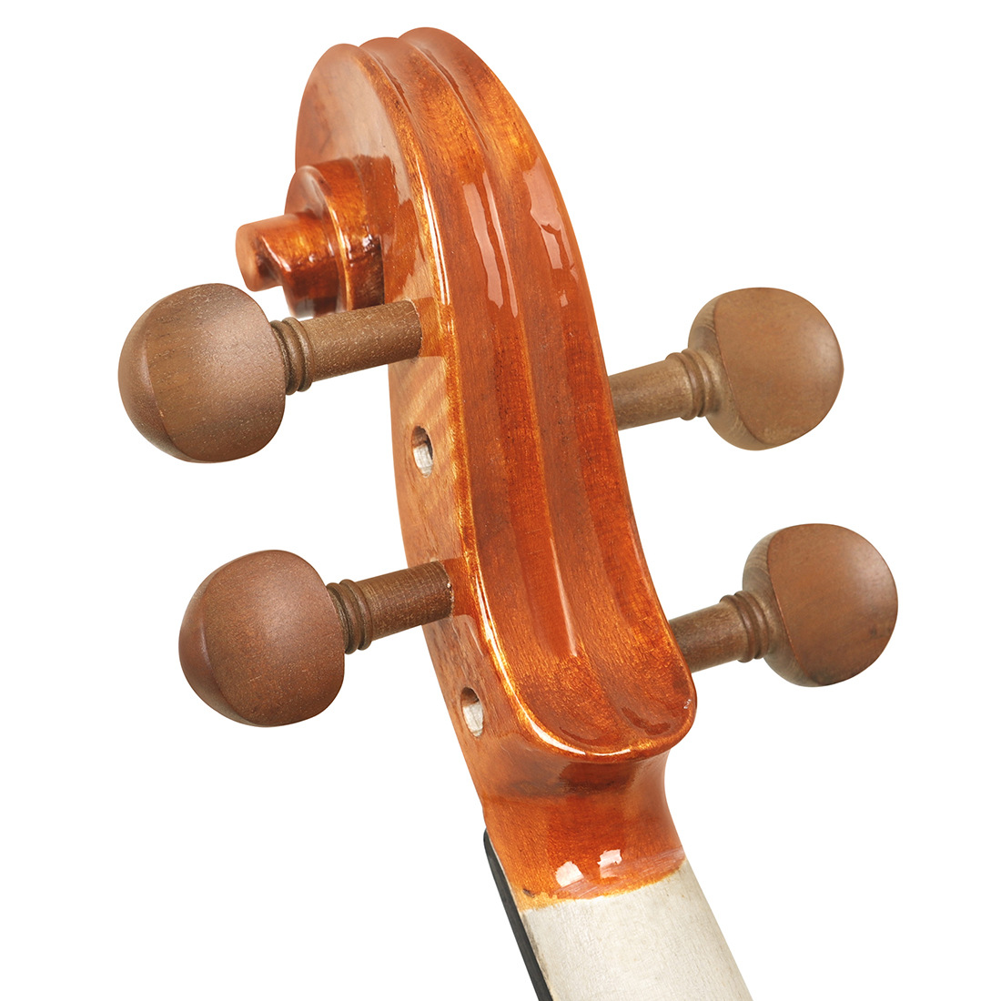 Wholesale handmade maple violin AV-609 natural tiger-patterned jujube wood violin for children and adults 4/4 popular violin pic 20