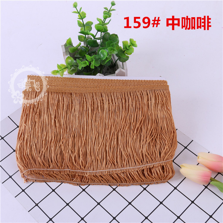 DIY stage costume accessories: Latin dance lace, tassel lace, polyester ribbon, 15CM, factory direct sales, 1 webbing pic 57