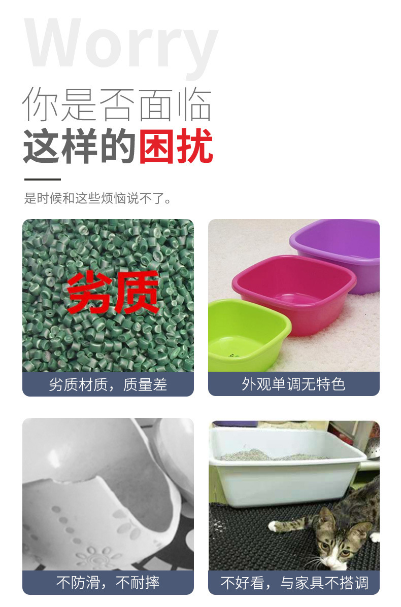 Wholesale of new cat bowls, dog bowls, Teddy Corgi fish mouth-shaped rice bowls, water bowls, candy-colored feeders and pet bowls pic 1