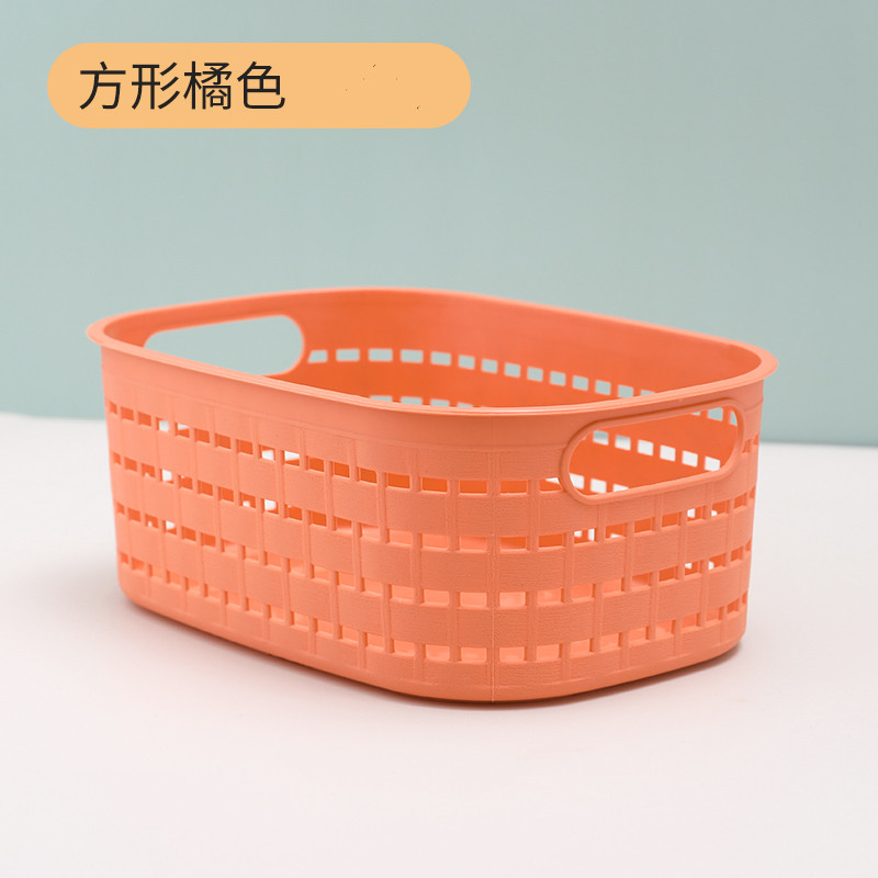 Plastic storage baskets, sundries storage frames, desktop snack storage boxes, rectangular storage baskets, wardrobe organizing baskets, floor stalls, floor stalls pic 6