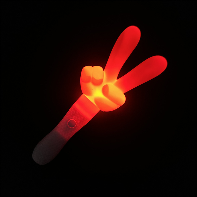 新款手指荧光棒LED发光棒演唱会公司晚会同学聚会应援棒助威道具详情3