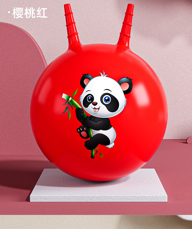 羊角球感统训练运动器材幼儿园弹力瑜伽跳跳球儿童充气玩具蹦蹦球详情29