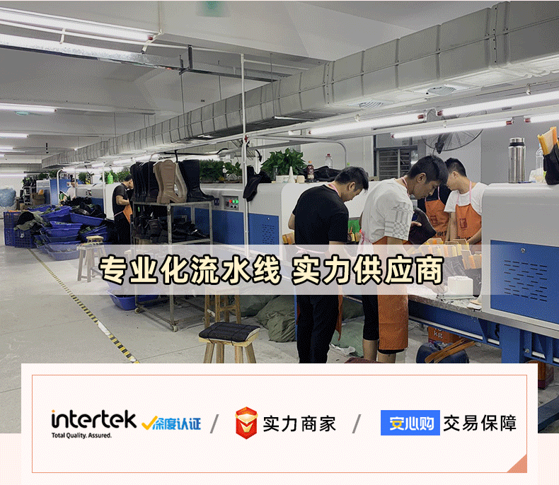 牛皮女靴厚底短靴女士2023新款秋冬加绒女鞋内增高马丁靴爆款靴子详情1