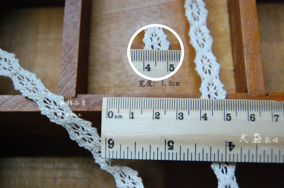 1.0CM exquisite cotton lace hat/throw pillow accessories /DIY fabric /ZAKKA handicrafts pic 5