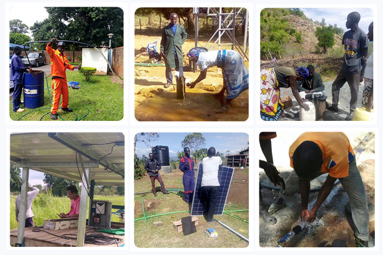 Solar energy system DC brushless submersible pump, photovoltaic solar panel, deep well pump, solar pump pic 12