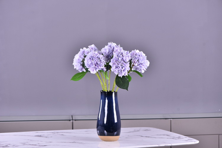 Factory supply of artificial hydrangeas, high-end hydrangea wholesale, wedding, home, hotel landscaping, main flowers, decorative artificial flowers pic 43