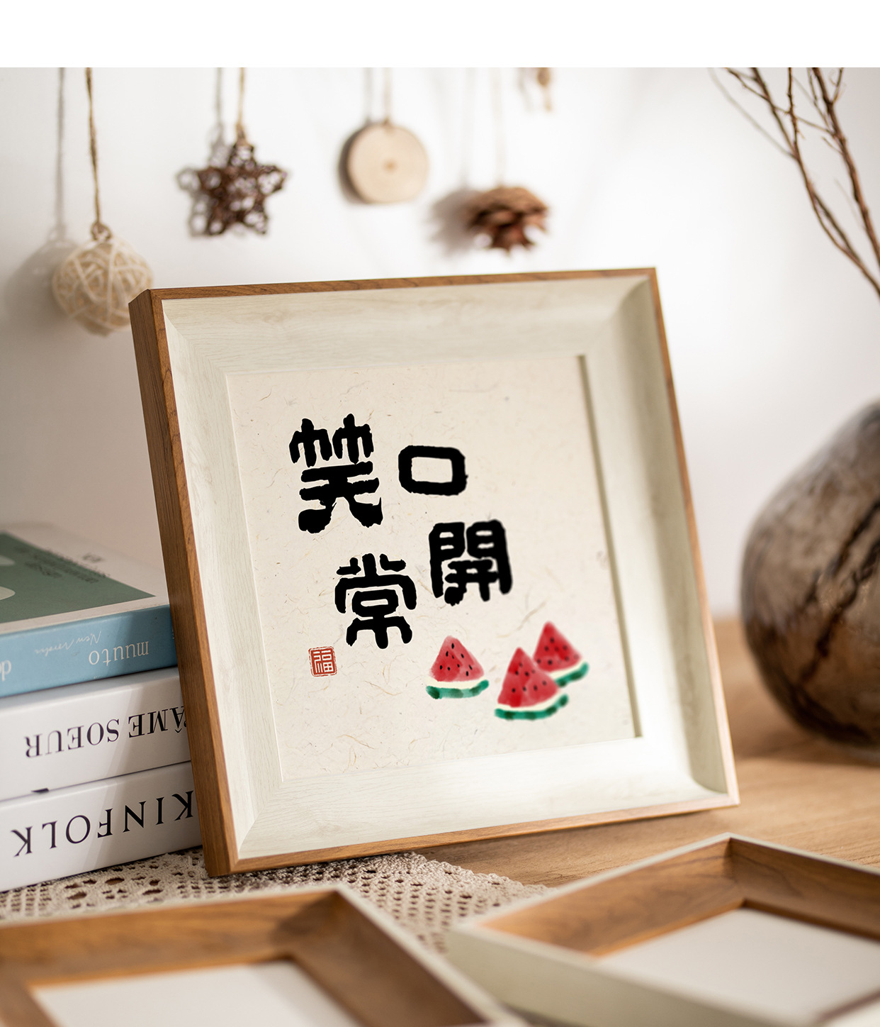 American minimalist photo frames, square creative picture frames, retro display stands, 6-inch, 7-inch, 10-inch wall-mounted decorative picture frames wholesale pic 22