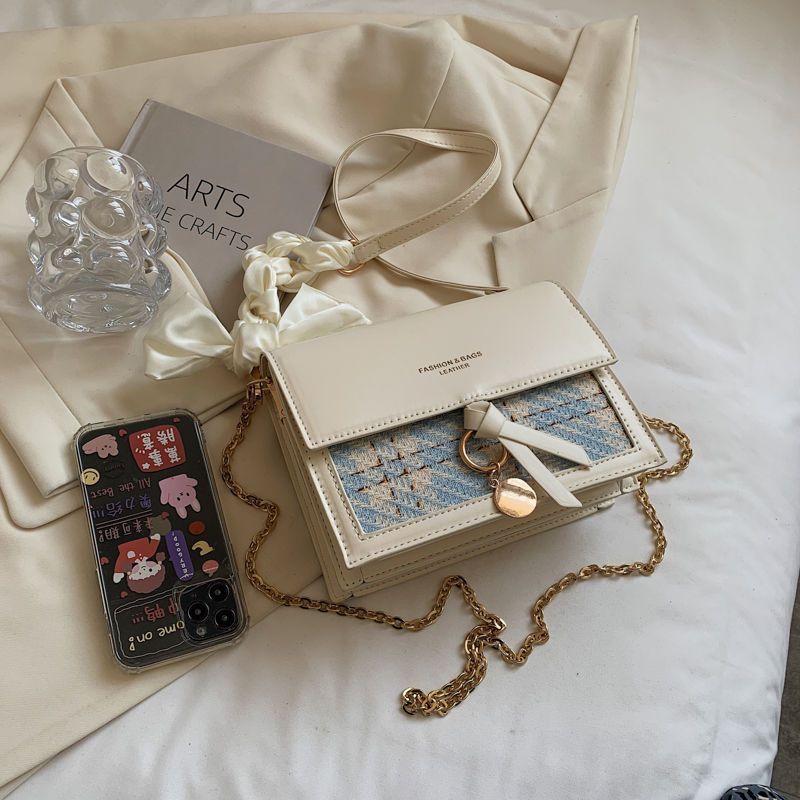 韩版时尚单肩包包女2024夏季新款洋气百搭小众ins链条包斜跨小包详情18