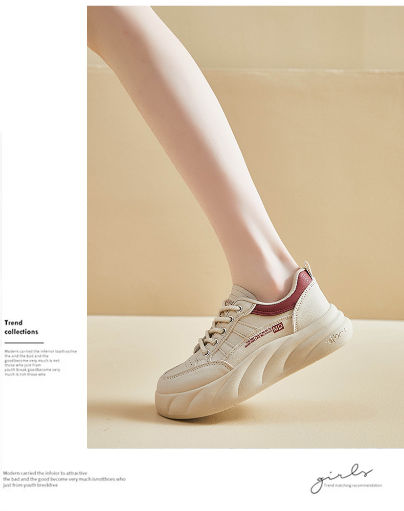 2024秋季小白鞋新款韩版ins女学生增高厚底运动板鞋休闲街拍K003详情13