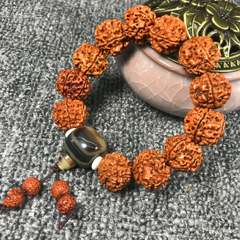 Hainan Mini Star and Moon Bodhi Bead Bead Bracelet 3*5 dry-ground high-density multi-circle Bodhi seed cultural Play bracelet accessory pic 4