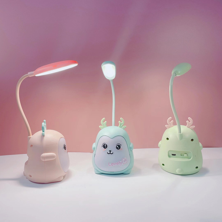 卡通USB企鹅台灯桌面学习台灯阅读灯床头灯学生礼品灯折叠LED台灯详情23