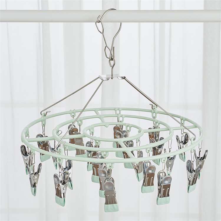 与同半圆防滑浸胶浸塑晾晒衣架无痕衣服架家用加粗加厚多功能批发详情23