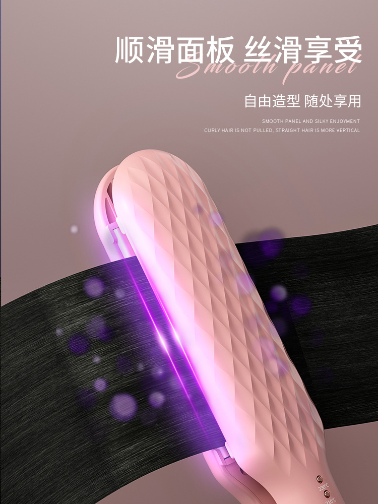 卷发棒全自动直发卷发两用直板夹懒人造型卷发器直发梳详情6