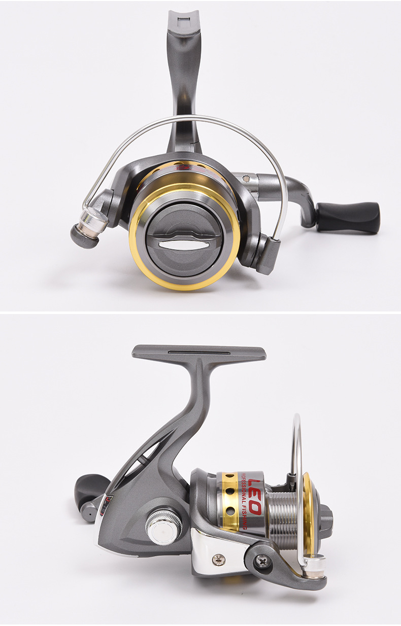 27478 [Leou LE Series Metal Fishing Reel] Metal Wire Cup spinning wheel fishing reel for fishing line export pic 6