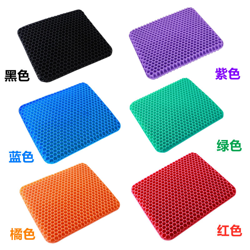 In-stock and shipping gel seat cushions, egg honeycomb seat cushions, breathable seat cushions, summer car seat cushions, double-layer square ice pads pic 25