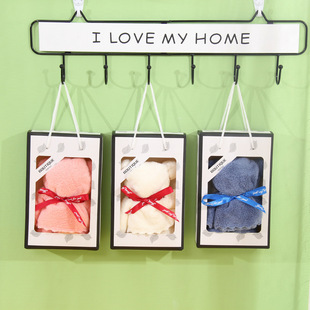 珊瑚绒伴手礼毛巾批发方块吸水毛巾洗脸巾伴手礼婚庆礼卡片毛巾详情4