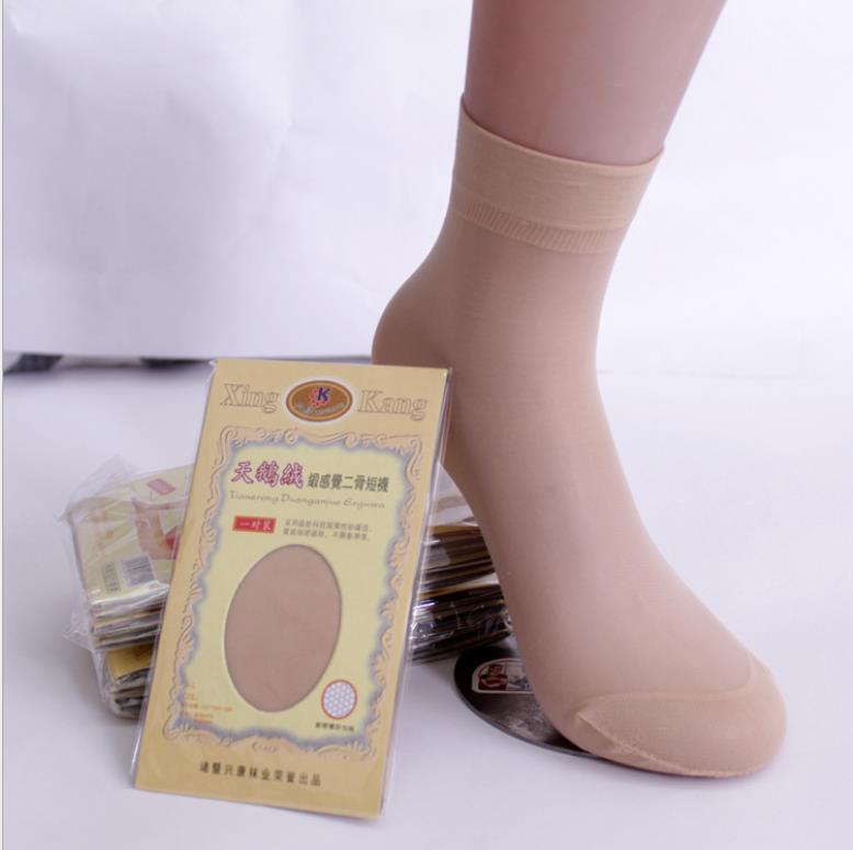 独立包装天鹅绒纯色足浴袜女款短丝袜 透气地摊丝袜批发详情2