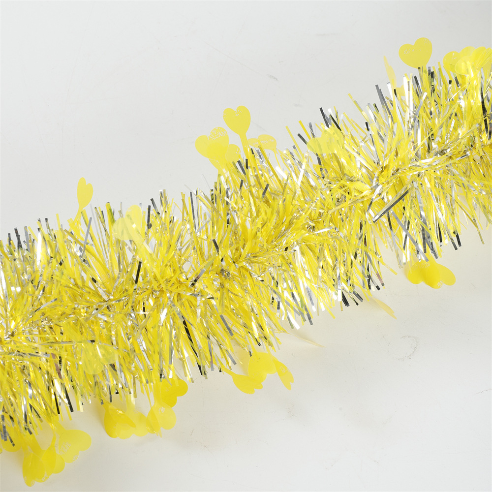 Christmas wool strips, heart-shaped sequins, colorful decals, ribbons, ribbons, birthday parties, wedding and festival decorations, wholesale of rubia cordifolia pic 3