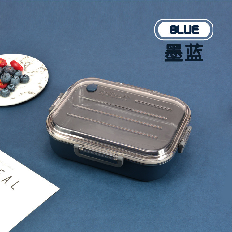 食品级PP塑料大容量密封饭盒创意学生食品级午餐盒野餐简约便当盒详情14