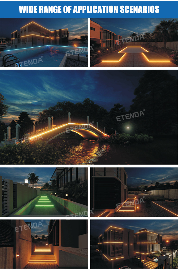 Wholesale solar led light strips, Christmas light decoration, flicker-free low-voltage intelligent light strips pic 11