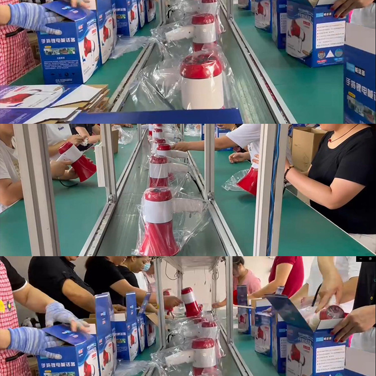 Handheld portable loudspeaker for 120-second recording, lithium battery street vending loudspeaker, outdoor publicity speaker pic 7