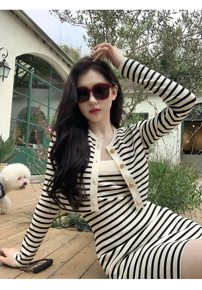 小个子辣妹初秋季穿搭清纯甜美套装早秋装新款女装温柔风时尚chic详情5