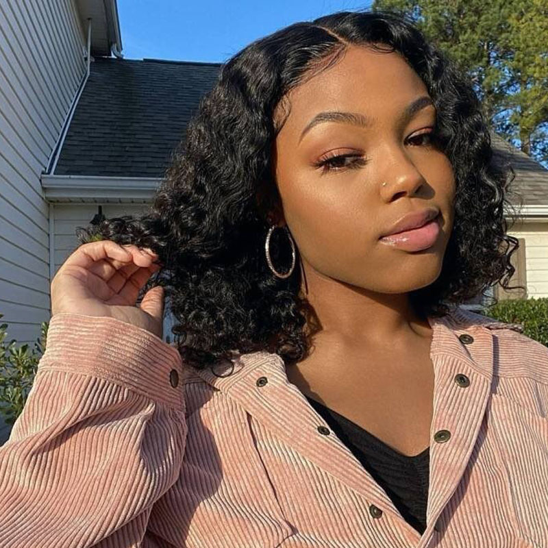 Amazon export African wigs, black small curly short hair wigs for European and American women, full head sets, wholesale of chemical fiber filaments pic 6