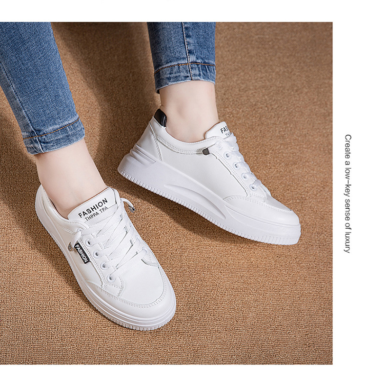 小白鞋女鞋新款春季爆款运动板鞋女鞋时尚2024秋季白色百搭休闲鞋详情13