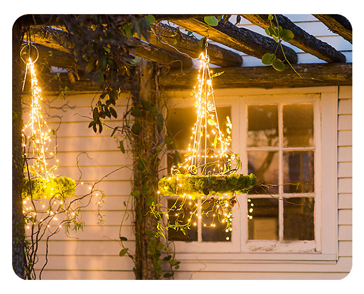 Cross-border new products: solar tree vine lamp, led copper wire lamp, ponytail waterfall lamp, outdoor waterproof courtyard decorative lamp pic 19