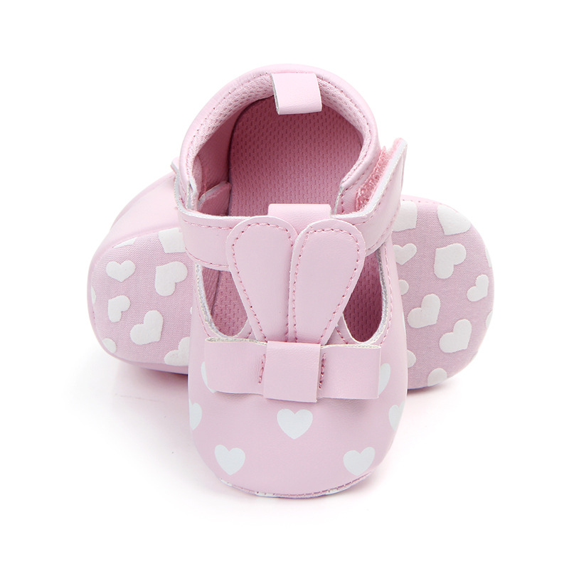 Spring and Autumn New Three-dimensional Ear baby Girl cute walking Shoes Heart-shaped flat Velcro single shoes wholesale 0943 pic 10