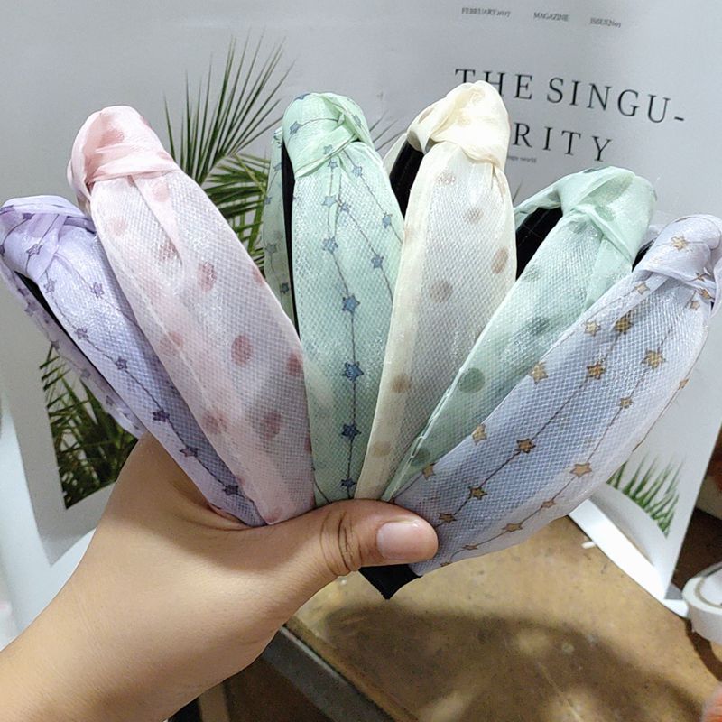 韩版发箍古风布艺头箍简约百式交叉打结显脸小发卡头扣发饰批发详情12