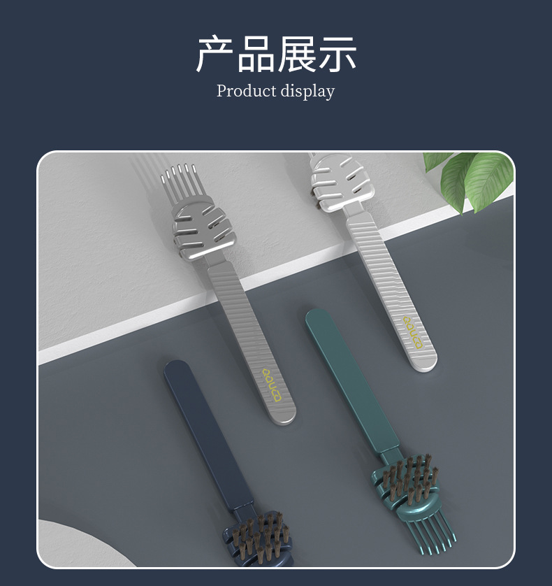 Simple comb cleaning brush, hollow airbag comb, simple cleaning brush, hair massage cleaning wonder, comb cleaning claws pic 12