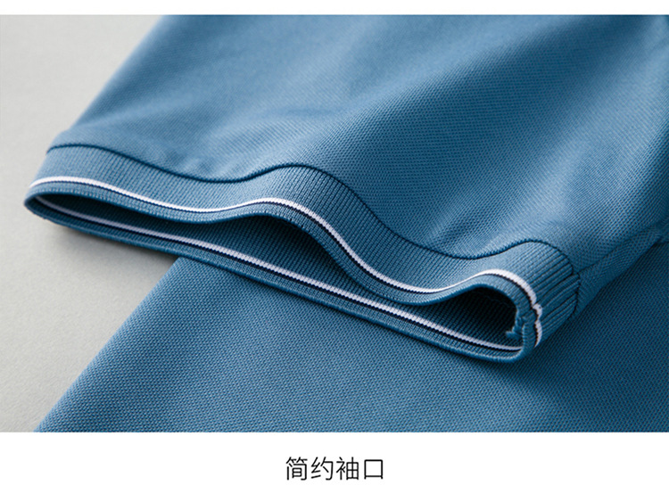 纯色桑蚕丝男士短袖t恤外贸夏季2023新款潮流高级感男装翻领上衣详情29