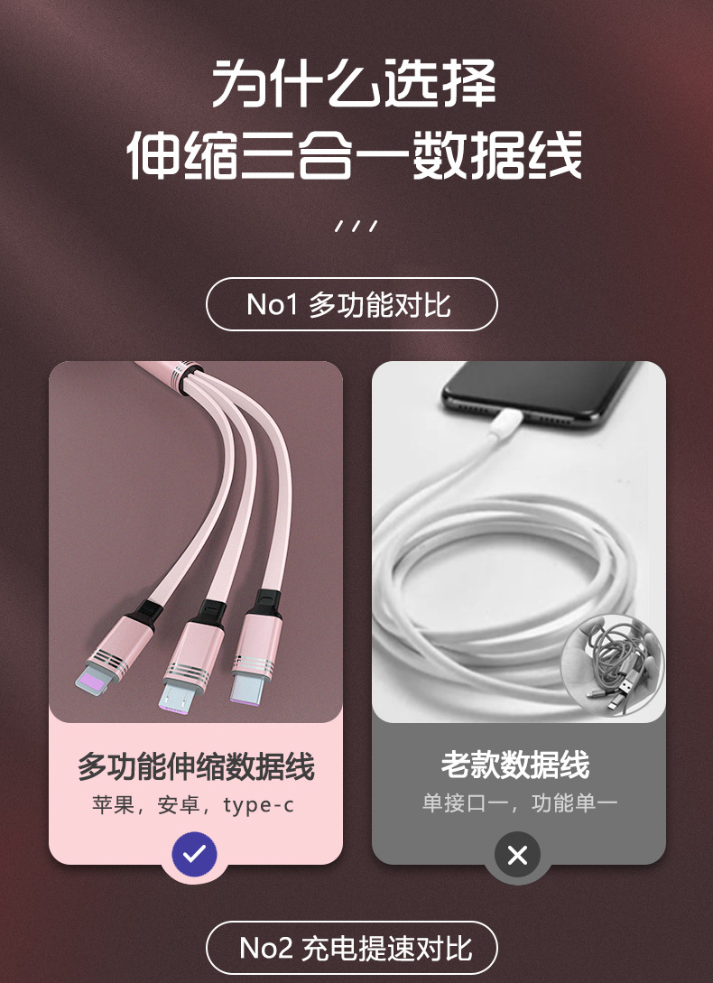 一拖三数据线