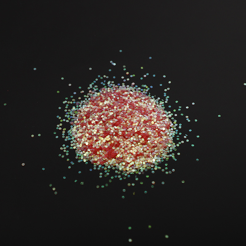 1/24 Iridescent Seven-Color Golden Onion Powder, Dazzling Glitter Powder, 1kg package, 1mm Seven-color Laser Powder, Nail sequins, High Gloss, waterproof pic 25