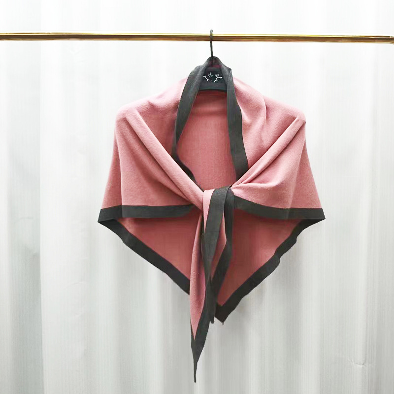 上海故事空调房护肩肩颈披肩女夏季外搭斗篷针织三角巾两用保暖详情6