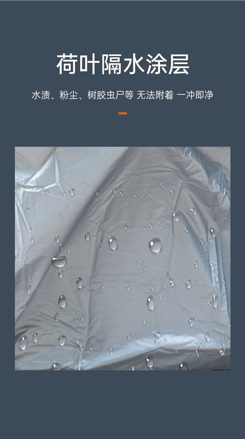 汽车车衣全罩车套PE膜防水防尘车罩四季通用车衣罩全车防晒遮阳罩详情6