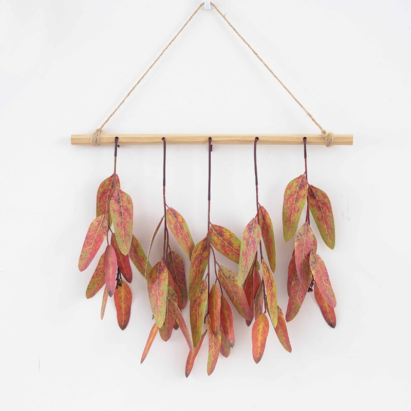 Nordic-style 3D window home decoration, eucalyptus grass, money leaves, eucalyptus leaves, wall hanging simulation plants pic 14